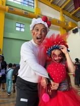 Founder Alex’s strawberry cake costume made my mouth water.